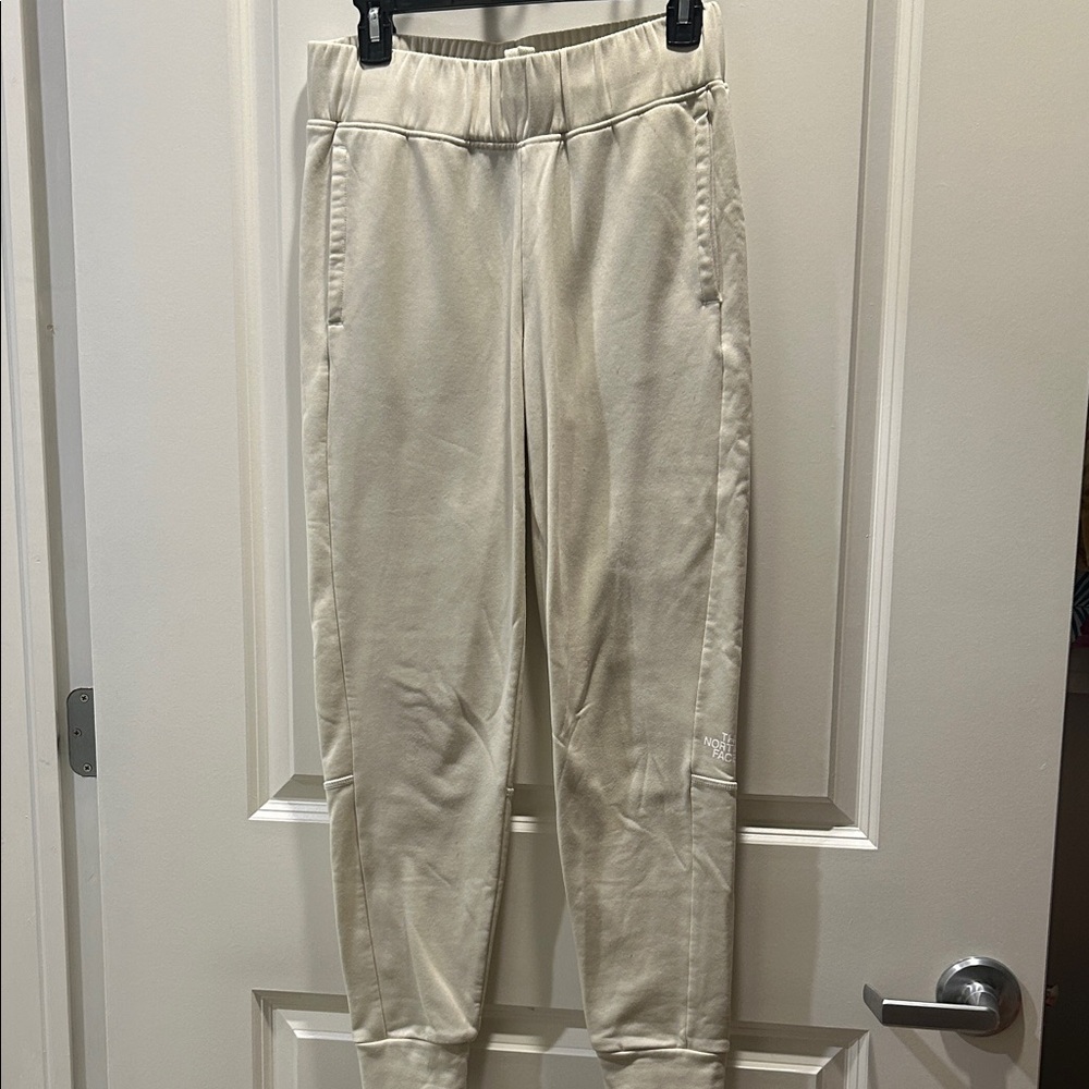 The North Face Cream Fleece Joggers